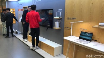 Sudut yang memperlihatkan ekosistem yang dipunyai Xiaomi. Foto: detikINET/Adi Fida Rahman