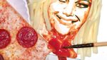 Keren! 10 Lukisan Potret Selebriti Ini Terbuat dari Bahan Makanan Unik