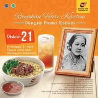 Peringati Hari Kartini Hari Ini Para Wanita Bisa Nikmati Bakmi