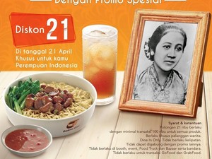 Peringati Hari Kartini, Hari Ini Para Wanita Bisa Nikmati Bakmi hingga Cake dengan Harga Spesial
