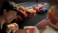 Tujuannya adalah mempromosikan varian baru ayam KFC bernuansa pedas. Pedasnya seperti meledak di mulut. Foto: Twitter @bokoyai