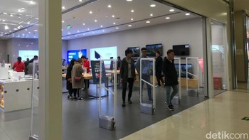 Beberapa waktu lalu, detikINET sempat mampir di salah satu Mi Store di kota Hangzhou, China. Foto: detikINET/Adi Fida Rahman