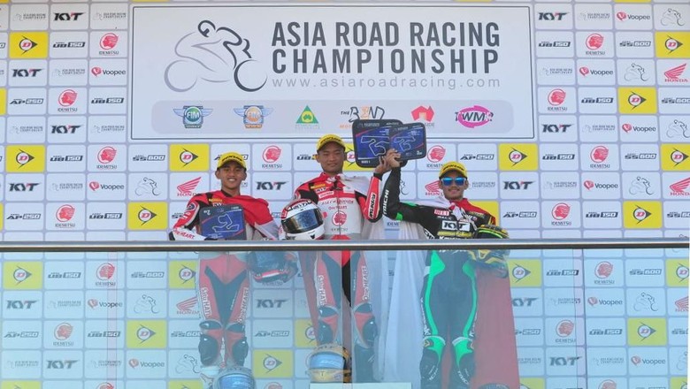 Pebalap Indonesia Sapu Bersih Podium Race 1 Kelas AP250 di Australia Pebalap Indonesia Sapu Bersih Podium Race 1 Kelas AP250 di Australia