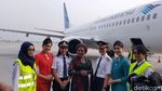 Foto: Menteri Susi nan Anggun di Kartini Flight