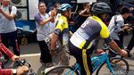 Begini Gaya Sohibul dan Prabowo Gowes di Milad ke-20 PKS