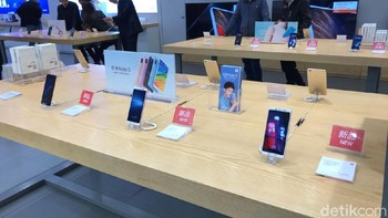 Meja demo Redmi Note 5. Foto: detikINET/Adi Fida Rahman