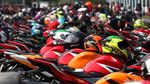 Lautan Honda CBR di Lapangan Parkir Sirkuit Sentul