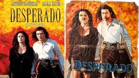 Poster film jadul kini jadi sebuah barang koleksi, seperti poster buatan seniman Afrika di film Desperado. Dok. Ist