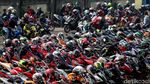 Lautan Honda CBR di Lapangan Parkir Sirkuit Sentul