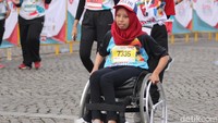Kebanyakan dari mereka mengikuti kategori 5 kilometer.