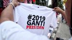 Kaus #2019GantiPresiden Ramai Dijual di CFD