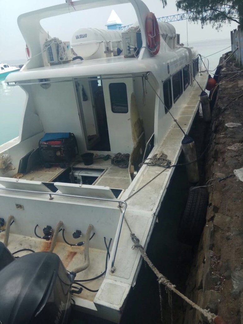 Meledak, Kapal Dishub ke Kepulauan Seribu untuk Bina Personel Meledak, Kapal Dishub ke Kepulauan Seribu untuk Bina Personel