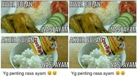Kalau putus asa, bisa aja menu ini jadi santapan. Ayamnya diganti jadi kaldu ayam. Yang penting gurih deh ya! Foto: Istimewa