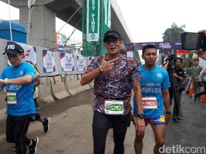 Ini Alasan Sandi Ingin Jadi 100 Orang Finish Pertama di JF3 Run