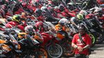 Lautan Honda CBR di Lapangan Parkir Sirkuit Sentul