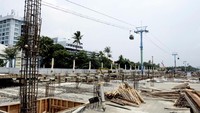 Saat ini progres keseluruhan sudah mencapai 44,3 persen. Kedua venue di Ancol ini dijadwalkan rampung pada Juni 2018. Foto: dok. Kementerian PUPR