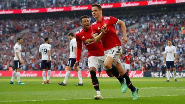 Ander Herrera menjadi penentu kemenangan Man United atas Tottenham.