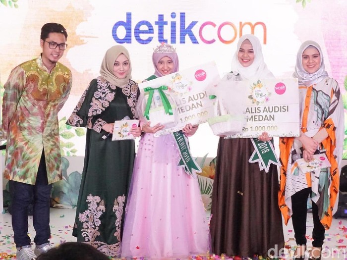 Pemenang Audisi Sunsilk Hijab Hunt 2018 di Medan. Foto: Daniel/Wolipop Pemenang Audisi Sunsilk Hijab Hunt 2018 di Medan. Foto: Daniel/Wolipop