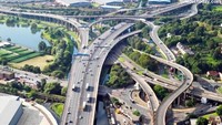 Gravelly Hill Interchange, Inggris. Gravelly Hill Interchange memiliki nama lain The Spaghetti Junction. Nama ini mengacu pada persimpangan yang rumit. Istimewa/10mosttoday.com/Google Maps.