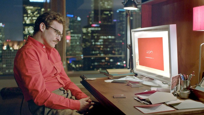Salah satu scene dalam film Her. Foto: Analytics India Magazine Salah satu scene dalam film Her. Foto: Analytics India Magazine