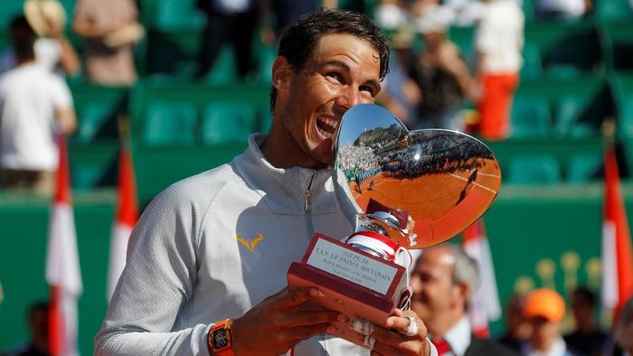 Rafael Nadal meraih gelar ke-11 di Monte Carlo Masters (Foto: Eric Gaillard/Reuters) Rafael Nadal meraih gelar ke-11 di Monte Carlo Masters (Foto: Eric Gaillard/Reuters)