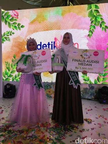 Pemenang Audisi Sunsilk Hijab Hunt 2018 di Medan.