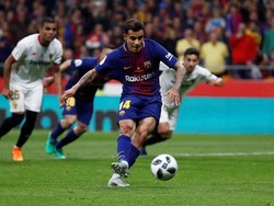 Philippe Coutinho jadi pembelian termahal di La Liga sepanjang tahun ini setelah diboyong Barcelona dengan banderol 117 juta pound. Dia langsung membawa Barca juara La Liga dengan torehan delapan gol dari 18 penampilan. (Juan Medina/REUTERS)