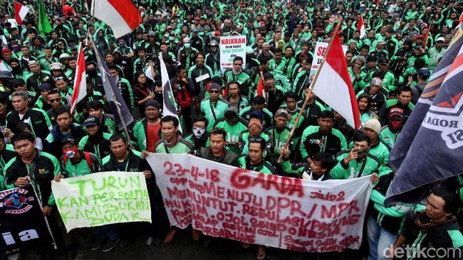 Tolak Nadiem Jadi Menteri, Driver Ojol Ancam Demo Besar