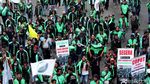 Aksi Demo Ojol di Depan DPR Hari Ini