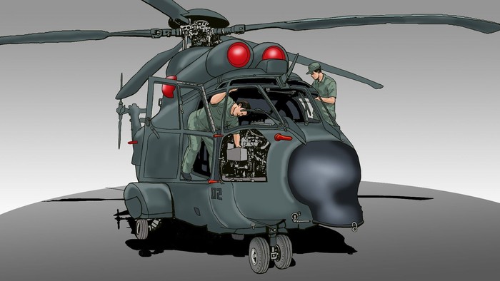 Helikopter Airbus EC-725 Caracal milik TNI-AU