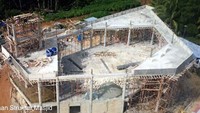 Pembangunan lanjutan kawasan perbatasan Skouw merupakan janji dan perintah Presiden Jokowi menjadikan PLBN sebagai pintu gerbang dan embrio pusat pertumbuhan ekonomi wilayah yang dapat meningkatkan kesejahteraan masyarakat perbatasan. Pool/Kementerian PUPR.