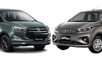 Begini penampakan desain yang sama dari Suzuki All New Ertiga dengan Mitsubishi Xpander. Istimewa.
