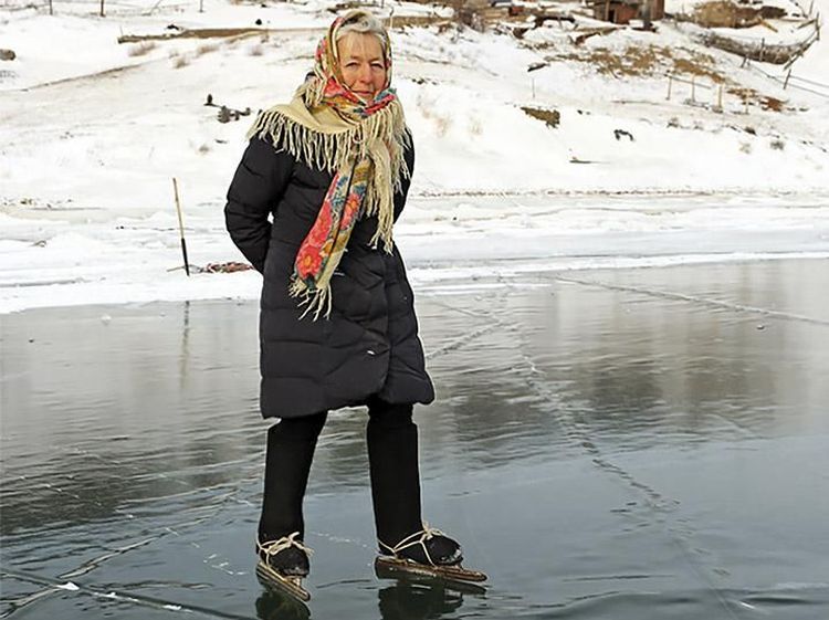 Bugarnya Lyubov Morekhodova, Nenek Lincah 76 Tahun yang Jago Ice Skating