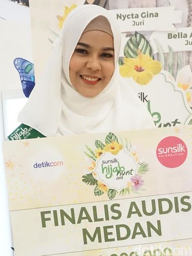 Indira Anjani, finalis Sunsilk Hijab Hunt 2018 dari Medan. 