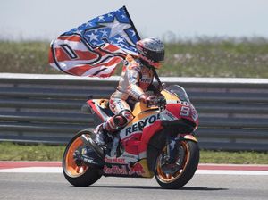 Kemenangan di Austin Bikin Marquez Dekati Sebuah Pencapaian Rossi