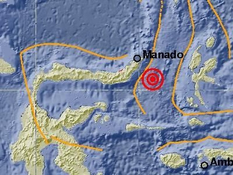 Gempa 5,4 SR Guncang Tenggara Minahasa Gempa 5,4 SR Guncang Tenggara Minahasa