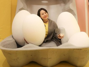 Wouw! Di Tempat Ini Bisa Bermain dengan Telur Sepuasnya