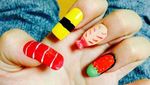 Menggiurkan! 10 Nail Art Bergambar Makanan Ini Bisa Bikin Perut Keroncongan
