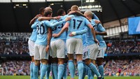 Manchester City menjadi kampiun Premier League 2017-2018. Deretan pemainnya tak hanya jago di lapangan, tapi beberapa dari mereka juga suka liburan lho dan suka mempostingnya di sosial media (Clive Brunskill/Getty Images)