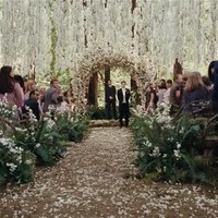 Syahnaz dan Jeje Govinda baru saja menghelat pernikahan indah berlokasi hutan pinus di Bandung. Cantiknya alam hijau disulap mewah bagai set dekorasi pernikahan dalam film Twilight yang romantis. Foto: Dok. Twilight