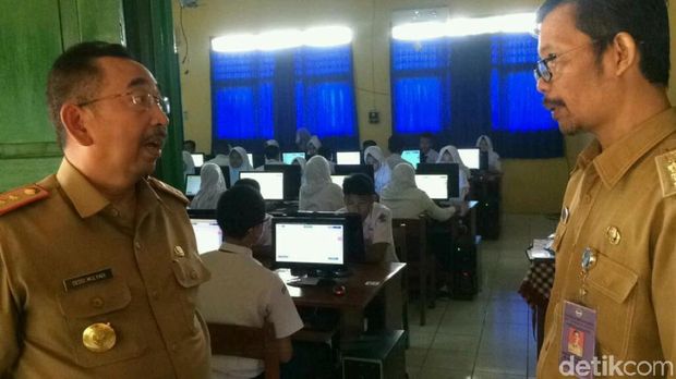 Server Error, Pelaksanaan UNBK SMP di Ciamis Telat 20 Menit