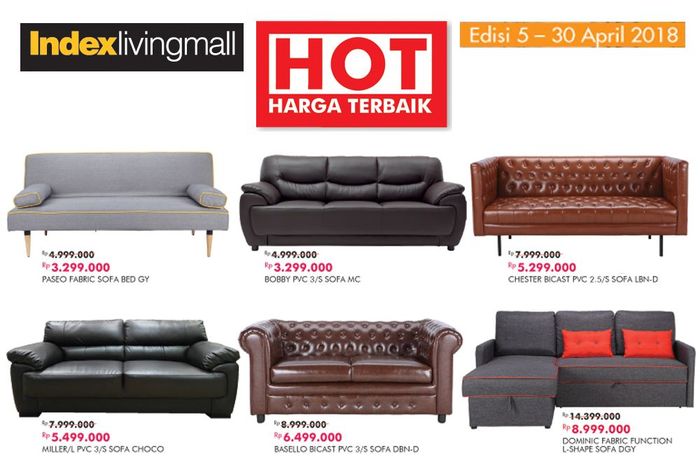 Foto: Sofa Cantik Turun Harga di Index Living Mall (Dok. Index Living Mall) Foto: Sofa Cantik Turun Harga di Index Living Mall (Dok. Index Living Mall)