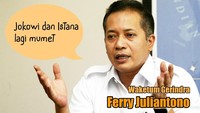 Tanggapan lain dari Gerindra datang dari Waketum Ferry Juliantono. Menurut Ferry, wacana opsi duet yang diembuskan itu adalah gejala Jokowi pusing.