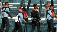 Produksi yang didapat dengan teknologi KJA Offshore ini bisa mencapai 816 ton/tahun. Istimewa/Setkab.