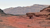 Turis dan ahli geologi datang ke sini untuk melihat formasi bebatuan yang berbentuk seperti jamur raksasa yang menjulang tinggi dengan lengkungan yang halus (BBC Travel)