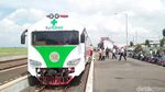 Kereta Medis Mampir di Stasiun Losari Cirebon