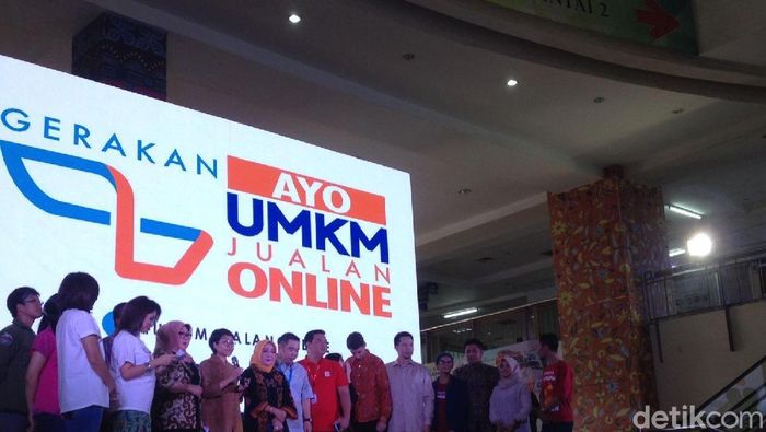 Gerakan UMKM Ayo Jualan OnlineFoto: Puti Aini Yasmin/detikFinance Gerakan UMKM Ayo Jualan OnlineFoto: Puti Aini Yasmin/detikFinance