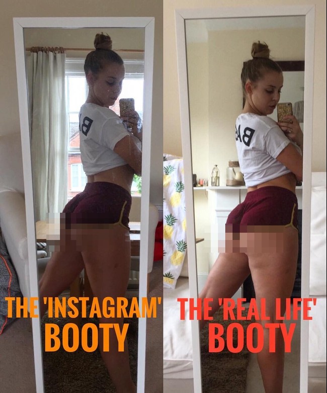 Para selebgram di Instagram sering tampil tanpa selulit. Menurut Chessie, kenyataannya mereka tak selalu sempurna seperti itu. Foto: Instagram Chessie King