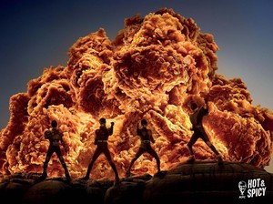 Iklan KFC Hong Kong Tampilkan Ayam Renyah yang Dibentuk Sebagai Ledakan