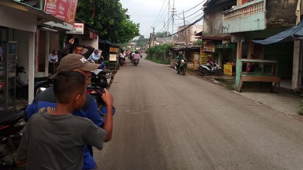 Lokasi Jalan Nangka, Tapos, Depok yang terindikasi dikorupsi